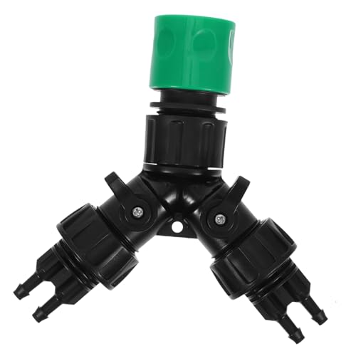 TOYANDONA Tropfbewässerung Verteiler Robuster Wasserhahn Adapter für Schlauch Unabhängige Bewässerungssteuerung Einfache für Garten und Pflanzflächen von TOYANDONA
