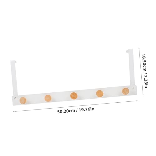 TOYANDONA Türhaken ohne Bohren Weiß Multifunktionaler Türrücken hut Handtuchhalter Platzsparender Organizer für Schlafzimmer Bad Küche und Flur Einfache Montage über Türblatt TOYANDONA Türhaken ohne Bohren Weiß Multifunktionaler Türrücken hut Handtuchhalter Platzsparender Organizer für Schlafzimmer Bad Küche und Flur Einfache Montage über Türblatt von TOYANDONA