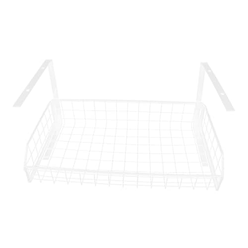 TOYANDONA Under Desk Kabelwanne Weiß Groß Kabelmanagement Regal Kabelaufbewahrung Korb Büro Organizer Tragbar Leicht Montierbar Platzsparend Robust von TOYANDONA