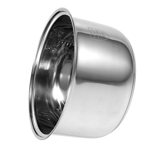 TOYANDONA Universeller Reiskocher Innentopf aus Edelstahl Antihaftbeschichteter Ersatz elektrokochtopf Gleichmäßige Wärmeverteilung Kompatibel mit Verschiedenen Marken für Haushalt und Büro TOYANDONA Universeller Reiskocher Innentopf aus Edelstahl Antihaftbeschichteter Ersatz elektrokochtopf Gleichmäßige Wärmeverteilung Kompatibel mit Verschiedenen Marken für Haushalt und Büro von TOYANDONA