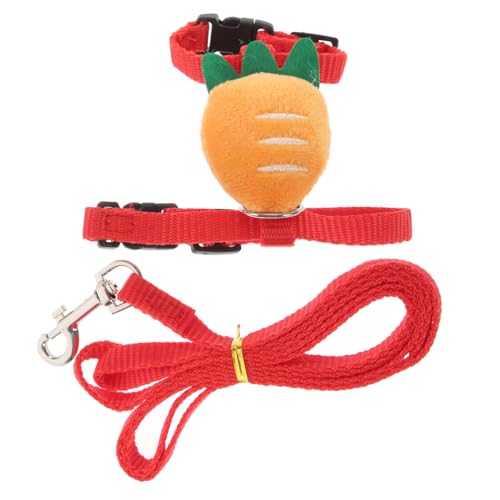 TOYANDONA Verstellbares Kaninchen Geschirr Leine Set Ärmellose Haustierweste für Kleine Kaninchen und Nager Atmungsaktive Bequeme Outdoor Bunny Harness mit Zugentlastung Rotes S Format TOYANDONA Verstellbares Kaninchen Geschirr Leine Set Ärmellose Haustierweste für Kleine Kaninchen und Nager Atmungsaktive Bequeme Outdoor Bunny Harness mit Zugentlastung Rotes S Format von TOYANDONA