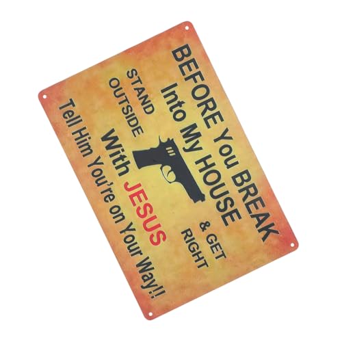 TOYANDONA Vintage Metall Blechschild Lustiges Warnschild aus Robustem Eisen für Haus und Grundstück Retro Wanddeko mit Lebhaften Farben für Küche Bar Dekoration TOYANDONA Vintage Metall Blechschild Lustiges Warnschild aus Robustem Eisen für Haus und Grundstück Retro Wanddeko mit Lebhaften Farben für Küche Bar Dekoration von TOYANDONA