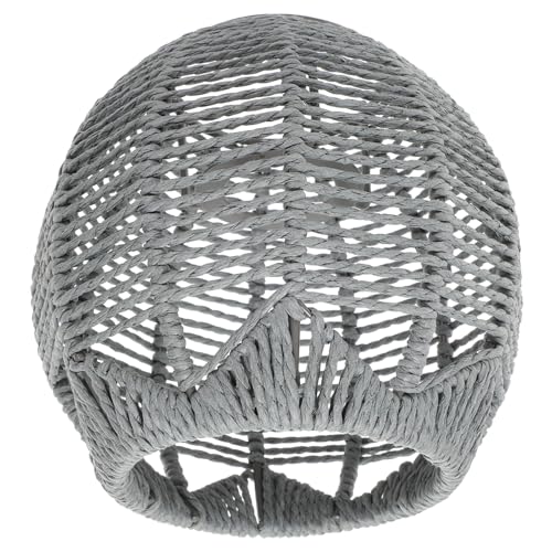 TOYANDONA Vintage Rattan Lampenschirm Handgefertigt Geflochtene Deckenleuchte Retro Stil Für Esszimmer Wohnzimmer Schlafzimmer Gemütliche Atmosphäre Dekorationslampenschirm TOYANDONA Vintage Rattan Lampenschirm Handgefertigt Geflochtene Deckenleuchte Retro Stil Für Esszimmer Wohnzimmer Schlafzimmer Gemütliche Atmosphäre Dekorationslampenschirm von TOYANDONA