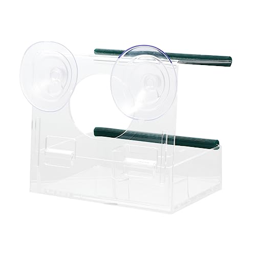 TOYANDONA Vogelhäuschen Für Trog Fenster Futterspender Vogelfütterer Vogelhaus Pet Bird Feeder Vogelfutterstation Vogelkäfig -Feeder Hängenden Vogelhäuschen Aggreko Transparent TOYANDONA Vogelhäuschen Für Trog Fenster Futterspender Vogelfütterer Vogelhaus Pet Bird Feeder Vogelfutterstation Vogelkäfig -Feeder Hängenden Vogelhäuschen Aggreko Transparent von TOYANDONA