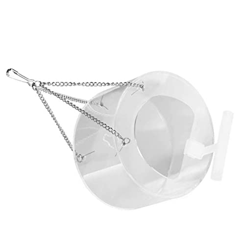 TOYANDONA Vogelhaus für Fenster Transparente Futterstation für Wildvögel Einfach zu Befüllen Reinigen Geeignet für Außenbereich Langlebiges Design für Vogelbeobachtung von TOYANDONA