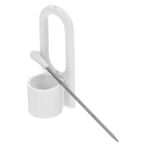 TOYANDONA Vogelkäfig Zubehör Abs Futterhalter mit Wasserschale und Spielzeughaken Multifunktionaler Vogel Futterspieß für Wellensittiche Nymphensittiche Sittiche Einfache und von TOYANDONA