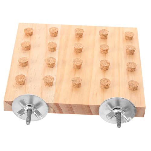 TOYANDONA Vogelplattform aus Holz Stabile Sitzstange für Papageien Wellensittiche und Nymphensittiche mit Robustem Standfuß Vogelkäfig Zubehör Trainingsspielzeug TOYANDONA Vogelplattform aus Holz Stabile Sitzstange für Papageien Wellensittiche und Nymphensittiche mit Robustem Standfuß Vogelkäfig Zubehör Trainingsspielzeug von TOYANDONA