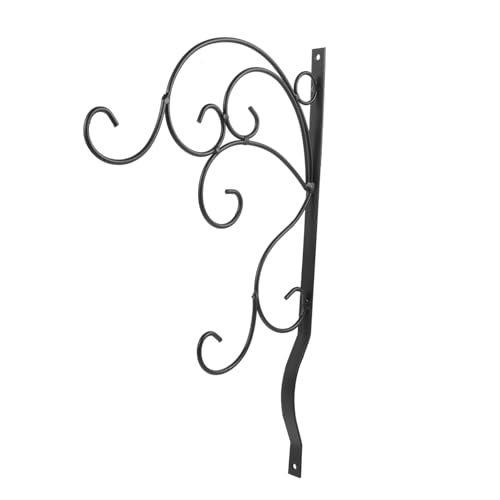 TOYANDONA Wandhalterung Blumenampel Haken aus Robustem Eisen Stabile Aufhängung für Balkon und Garten Wetterfester Blumentopfhalter für Hängende Pflanzgefäße und Laternen Einsetzbar von TOYANDONA