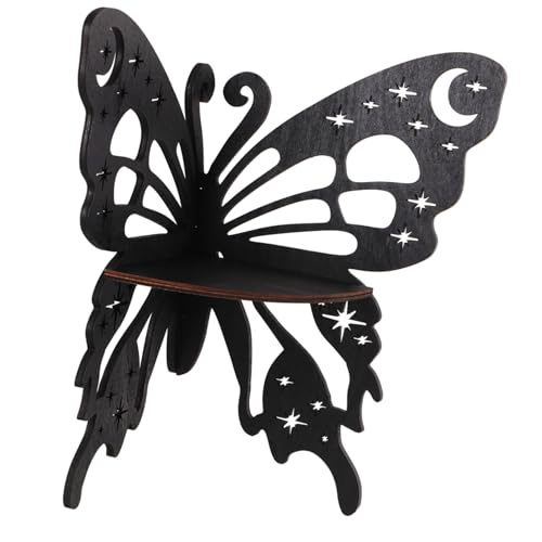 TOYANDONA Wandregal Schmetterling Dekorativer Wand Eckregal für Schlafzimmer zur Präsentation von Kerzenhaltern und Pflanzen Langlebig und Elegant Einfache TOYANDONA Wandregal Schmetterling Dekorativer Wand Eckregal für Schlafzimmer zur Präsentation von Kerzenhaltern und Pflanzen Langlebig und Elegant Einfache von TOYANDONA