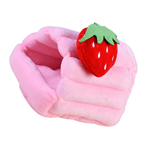 TOYANDONA Warmes Baumwollnest Hamsterhaus Bettwäsche warmes kleines Haustierbett Verschachtelung Chinchilla Erdbeerhamster Hamster Erdbeere Haustier Hamsterbett Hamsternest Baumwolle Rosa TOYANDONA Warmes Baumwollnest Hamsterhaus Bettwäsche warmes kleines Haustierbett Verschachtelung Chinchilla Erdbeerhamster Hamster Erdbeere Haustier Hamsterbett Hamsternest Baumwolle Rosa von TOYANDONA