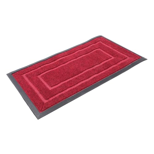 TOYANDONA Wasserabsorbierende rutschfeste Matte Toiletten/Badematte Badezimmermatte Saugfähige Fußmatten Beflockte Duschmatte Hintertürmatten Toilettenvorleger Für Den Innenbereich von TOYANDONA