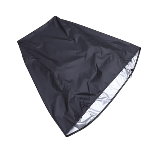 TOYANDONA Wasserdichte Outdoor Stuhl Schutzhülle aus Strapazierfähigem Oxford UV schutz Reißfest mit Zugkordel Wetterfeste Gartenstuhl Abdeckung für Stapelstühle von TOYANDONA