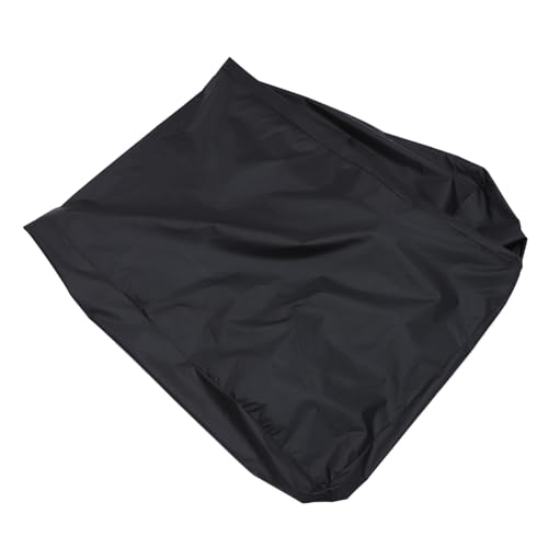 TOYANDONA Wasserdichte Premium Abdeckung für Outdoor Liegestuhl Strapazierfähiger Oxford UV beständig und Staubdicht Passend für Garten Strandliegen Schwarz von TOYANDONA
