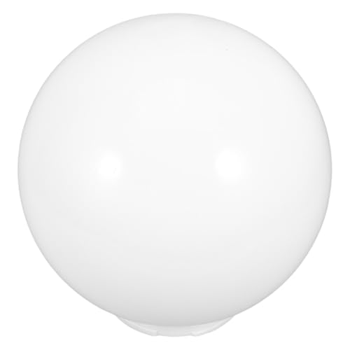 TOYANDONA Wasserdichter Acryl Lampenschirm Kugelform Outdoor Ersatz Lampenzubehör Weiß Stilvoller Lampenabdeckung Für Gartenwandleuchte Laternenpfosten von TOYANDONA