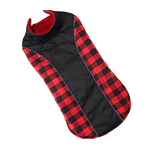 TOYANDONA Wasserdichter Dicker Hundemantel mit Reflektierendem Design Atmungsaktiv und Warm Winterfester Hunderegenmantel für Große Hunde Haustierjacke für Outdoor und Fotoshootings TOYANDONA Wasserdichter Dicker Hundemantel mit Reflektierendem Design Atmungsaktiv und Warm Winterfester Hunderegenmantel für Große Hunde Haustierjacke für Outdoor und Fotoshootings von TOYANDONA