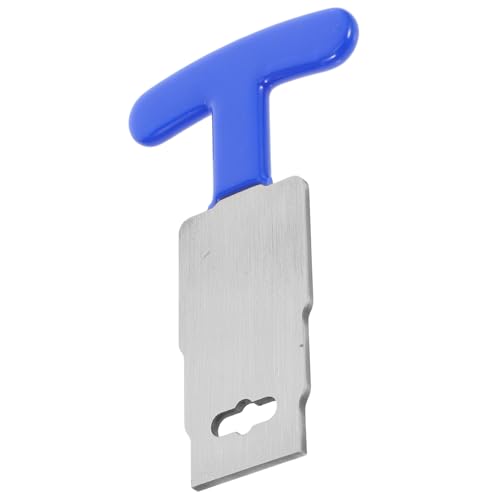 TOYANDONA Werkzeug zum Entfernen von Poolstopfen Poolzubehör Poolablaufgriff Poolablaufadapter Pool-Tools Steckerentfernungswerkzeug Abnehmbarer Griff Rostfreier Stahl Blue von TOYANDONA