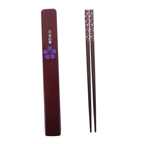 TOYANDONA Wiederverwendbare Holz Essstäbchen mit Rutschfestem Design und Hitzebeständigem Abs Japanischer Stil Inklusive Passender Aufbewahrungsbox für Familie und Freunde Langlebig und TOYANDONA Wiederverwendbare Holz Essstäbchen mit Rutschfestem Design und Hitzebeständigem Abs Japanischer Stil Inklusive Passender Aufbewahrungsbox für Familie und Freunde Langlebig und von TOYANDONA