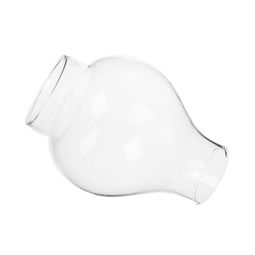 TOYANDONA Windfester Glaslampenschirm Rund Klar Handgeblasener Lampenschirm Ersatz für Vintage Petroleumlampen Minimalistisches Design Vielseitiger Kerosinlampen abdeckung Robust und TOYANDONA Windfester Glaslampenschirm Rund Klar Handgeblasener Lampenschirm Ersatz für Vintage Petroleumlampen Minimalistisches Design Vielseitiger Kerosinlampen abdeckung Robust und von TOYANDONA
