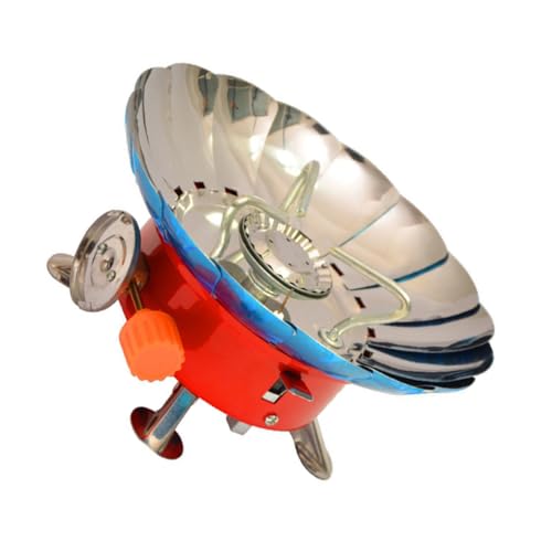 TOYANDONA Windfester Ofen Camping-Gaskocher Wok-Brenner Brennerofen tragbar Brenner Brenner tragbarer Herd im Freien windfester Herd Gasherd Wanderbrenner Aluminiumlegierung von TOYANDONA