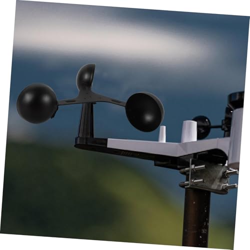TOYANDONA Windmessgerät Anemometer Sensor Windgeschwindigkeitsmesser Metall Langlebig Präzise Wetterfest für Wetterstation Draußen Ersatzteil von TOYANDONA