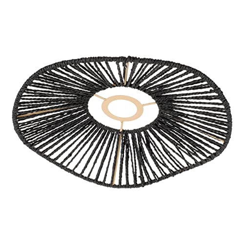 TOYANDONA Woven Lampenschirm Retro Design Deckenleuchte für Wohnzimmer Flur Restaurant Handgefertigte Lampenabdeckung Papierseil Praktischer und Stilvoller Lichtschutz von TOYANDONA