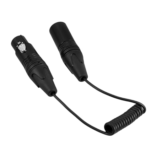 TOYANDONA Xlr Mikrofonkabel Pin mit Federgeflecht Robustes Pin Mikrofonkabel für Studio und Live Anwendungen Geräuschloser Betrieb Kompakt und Tragbar für Aufnahmen und Veranstaltungen von TOYANDONA