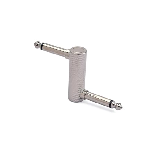 TOYANDONA Z Type Effektpedal Stecker für Gitarre Bass zu Robuster Instrumentenanschluss Silber für Effektpedal Boards und Musiker TOYANDONA Z Type Effektpedal Stecker für Gitarre Bass zu Robuster Instrumentenanschluss Silber für Effektpedal Boards und Musiker von TOYANDONA