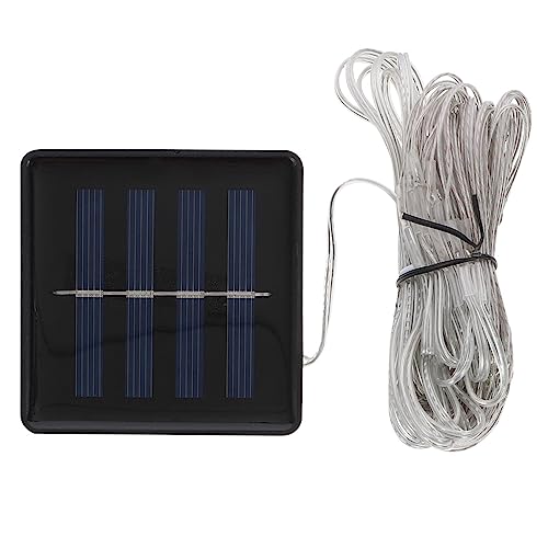 TOYANDONA Zeichenfolge Solar -Regenschirm -Lichter Außenleuchten für die Terrasse LED Dekorationen Solar-Terrassenlichter im Freien Deck Baldachinleuchten im Freien Terrassenschirmlampe von TOYANDONA