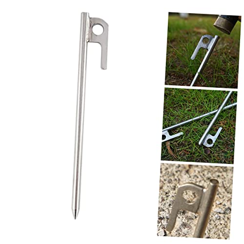 TOYANDONA Zeltnagel Rostfrei Robuster Zelthering Leichtgewichtiger Gartenanker Für Camping Zelte Markisen Und Pavillons Outdoor Nutzung TOYANDONA Zeltnagel Rostfrei Robuster Zelthering Leichtgewichtiger Gartenanker Für Camping Zelte Markisen Und Pavillons Outdoor Nutzung von TOYANDONA