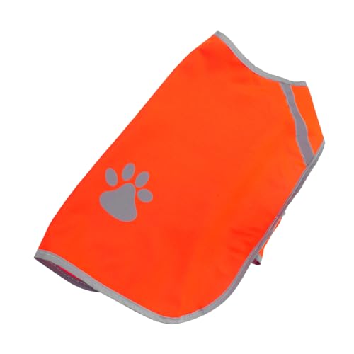 TOYANDONA reflektierende Weste für Haustiere Coole Weste für Hunde Welpe Coole Hundejacke klein reflektierende Kleidung für Haustiere Hundesicherheitsweste Polyester Orange TOYANDONA reflektierende Weste für Haustiere Coole Weste für Hunde Welpe Coole Hundejacke klein reflektierende Kleidung für Haustiere Hundesicherheitsweste Polyester Orange von TOYANDONA