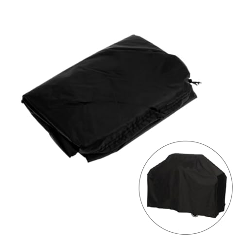 TOYANDONA wasserdichte BBQ Abdeckplane Robuste Grillhaube aus PVC Wetterfester Schutz vor Regen und Strapazierfähige Griller Abdeckung für Garten und Terrasse von TOYANDONA
