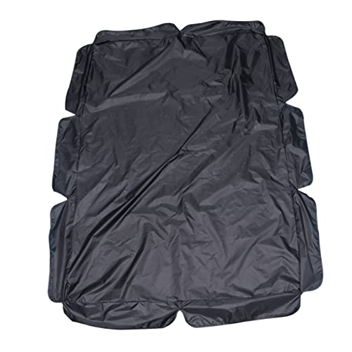 TOYANDONA wasserdichte Garten Schaukel Abdeckung Schwarz Staubschutz Elastisches Band Sonnenschutz Plane für Doppel Sitz Outdoor Möbel TOYANDONA wasserdichte Garten Schaukel Abdeckung Schwarz Staubschutz Elastisches Band Sonnenschutz Plane für Doppel Sitz Outdoor Möbel von TOYANDONA