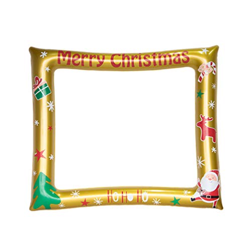 Toyandona Aufblasbarer Bilderrahmen"Merry Christmas", Fotorahmen für Weihnachten, Neujahrsparty Toyandona Aufblasbarer Bilderrahmen"Merry Christmas", Fotorahmen für Weihnachten, Neujahrsparty von TOYANDONA