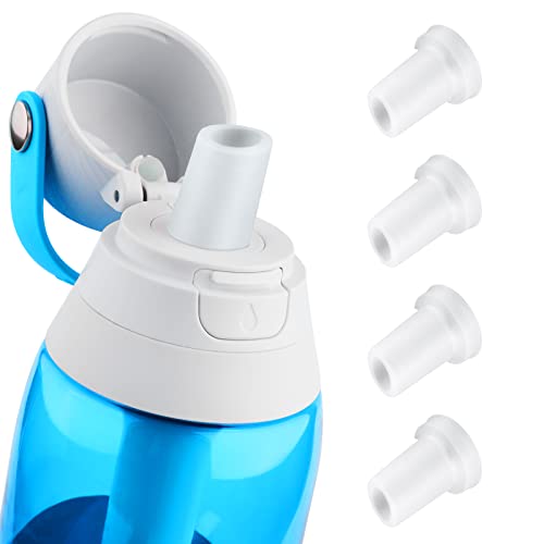 Beißventil-Ersatz, kompatibel mit Brita Wasserflasche, 4 Stück Silikon-Wasserflaschen-Mundstück, Ersatzteile für Brita-Flasche (weiß) von TOYMIS