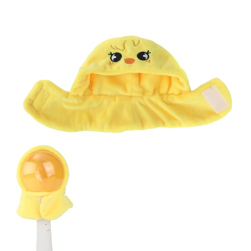 TOYMIS Lightstick-Abdeckung für SK, Zeichentrickfigur Leuchtstab-Halter Weiches Plüschtuch Stütz-Displayhalter Kompatibel mit SK-Leuchtstab Ver1.0/2.0 (Gelbes Huhn) von TOYMIS