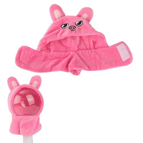 TOYMIS Lightstick-Abdeckung für SK, Zeichentrickfigur Leuchtstab-Halter Weiches Plüschtuch Stütz-Displayhalter Kompatibel mit SK-Leuchtstab Ver1.0/2.0 (Rosa Schwein) von TOYMIS