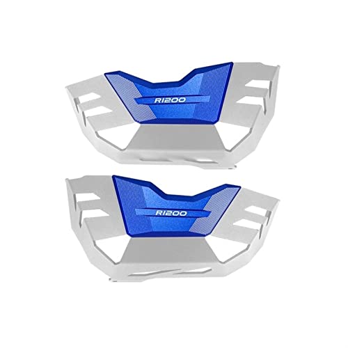 Motorschutz Motorrad-Zylinderschutz Für BMW R 1200 GS Adventure (2006-2009) R1200R R1200ST R1200GS GS 1200 ADV Motorschutzabdeckung Schieberegler (Farbe : Silver-Blue R1200) von TOYOCC