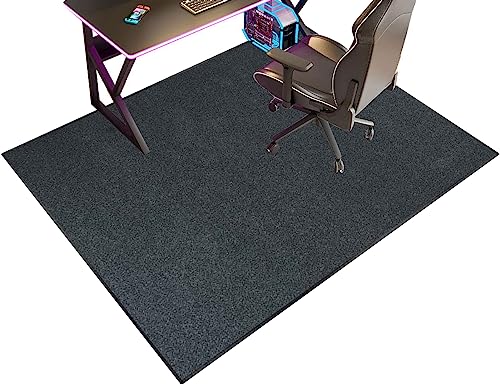 TOYOCC Bodenschutzmatte 120 x 150 cm Großformat Bürostuhl Unterlage für Hart Boden, rutschfest Stuhl Unterlage Gaming Teppich Stuhlunterlage Bürostuhlunterlage Schreibtischstuhl Unterlage Bodenmatte von TOYOCC