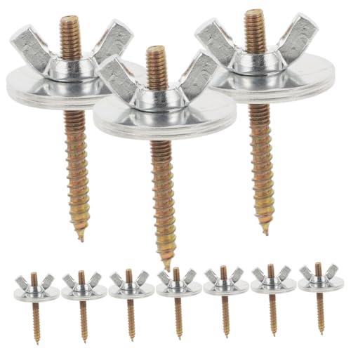 TOYZFRIENDY 10 Sätze Teiliges Vogelkäfig Schrauben Mutternset aus Befestigung für Vogelstandstangen und Langlebig Feine Verarbeitung Leicht und Einfach zu Montieren Geeignet für Papageien und TOYZFRIENDY 10 Sätze Teiliges Vogelkäfig Schrauben Mutternset aus Befestigung für Vogelstandstangen und Langlebig Feine Verarbeitung Leicht und Einfach zu Montieren Geeignet für Papageien und von TOYZFRIENDY