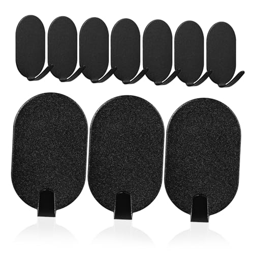 TOYZFRIENDY 10 Stück Haken aus Edelstahl Haken zum Aufhängen Starke Kleberhaken kleine Klebehaken Duschhaken Wandhaken selbstklebende handtuchhaken Badezimmertuchhaken Rostfreier Stahl Schwarz TOYZFRIENDY 10 Stück Haken aus Edelstahl Haken zum Aufhängen Starke Kleberhaken kleine Klebehaken Duschhaken Wandhaken selbstklebende handtuchhaken Badezimmertuchhaken Rostfreier Stahl Schwarz von TOYZFRIENDY