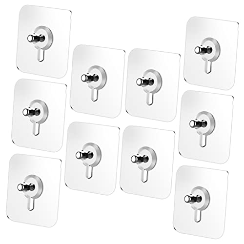 TOYZFRIENDY 10 Stück Selbstklebende Haken Teiliges Unsichtbare Wandhaken für Verschiedene Oberflächen Aufhängen von Bildern Kleidung Schlüsseln und Dekoration TOYZFRIENDY 10 Stück Selbstklebende Haken Teiliges Unsichtbare Wandhaken für Verschiedene Oberflächen Aufhängen von Bildern Kleidung Schlüsseln und Dekoration von TOYZFRIENDY