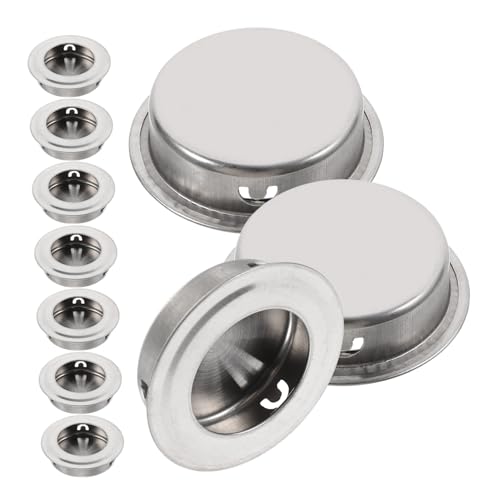 TOYZFRIENDY 10 Stück Teiliges Eingelassene Runde Griffmulden für Schranktüren Schiebetüren Ergonomisch Rostfrei Komfortabel zu Greifen für Möbel TOYZFRIENDY 10 Stück Teiliges Eingelassene Runde Griffmulden für Schranktüren Schiebetüren Ergonomisch Rostfrei Komfortabel zu Greifen für Möbel von TOYZFRIENDY
