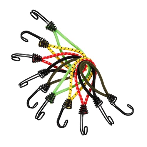 TOYZFRIENDY 10 Stück Teiliges Elastische Zeltspannseile mit Doppelhaken Wiederverwendbare Befestigungsschnallen für Campingzelte Windstabil Einfach zu Montieren Geeignet für Planen Markisen TOYZFRIENDY 10 Stück Teiliges Elastische Zeltspannseile mit Doppelhaken Wiederverwendbare Befestigungsschnallen für Campingzelte Windstabil Einfach zu Montieren Geeignet für Planen Markisen von TOYZFRIENDY