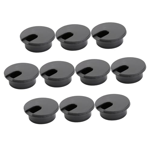 TOYZFRIENDY 10 Stück Teiliges Kabeldurchlass Deckel Schwarz für Schreibtisch Drehbarer Klappbarer Kabeldurchführung Robuste Kunststoffabdeckung für Home Office und Computerarbeitsplatz TOYZFRIENDY 10 Stück Teiliges Kabeldurchlass Deckel Schwarz für Schreibtisch Drehbarer Klappbarer Kabeldurchführung Robuste Kunststoffabdeckung für Home Office und Computerarbeitsplatz von TOYZFRIENDY