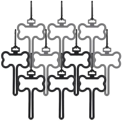 TOYZFRIENDY 10 Stück Teiliges Kotbeutelspender Clips aus Robustem Kompakte Leichte Tragbarkeit Einfach zu Befestigen und Wiederverwendbar für Spaziergänge mit Hund Praktische von TOYZFRIENDY