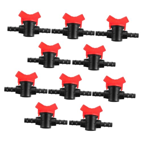 TOYZFRIENDY 10 Stück Teiliges Kugelhahn mit Griff Langlebiger Auslaufsicherer Schlauchanschluss für Bewässerungssysteme Installieren und Wasserfluss Präzise Regulierbar für Gartenbewässerung TOYZFRIENDY 10 Stück Teiliges Kugelhahn mit Griff Langlebiger Auslaufsicherer Schlauchanschluss für Bewässerungssysteme Installieren und Wasserfluss Präzise Regulierbar für Gartenbewässerung von TOYZFRIENDY