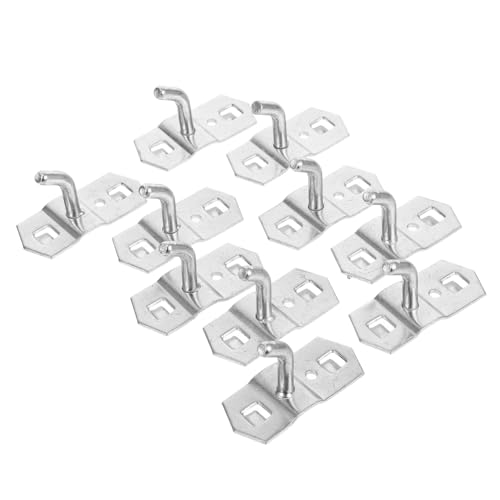 TOYZFRIENDY 10 Stück Teiliges Metall Pegboard Haken Langlebig und Vielseitig für Werkzeug Küchenutensilien und Schlüssel Einfache Montage für Lochwand Organizer für Werkstatt und Bastelraum von TOYZFRIENDY