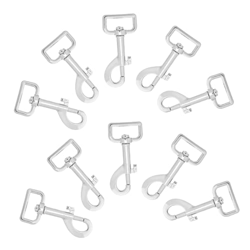 TOYZFRIENDY 10 Stück Teiliges Schwere Schnellverschluss Karabiner für Hundeleinen Drehbare Snap Haken Robustes Hundeleinenclip Ersatzteil für Polyesterleinen TOYZFRIENDY 10 Stück Teiliges Schwere Schnellverschluss Karabiner für Hundeleinen Drehbare Snap Haken Robustes Hundeleinenclip Ersatzteil für Polyesterleinen von TOYZFRIENDY
