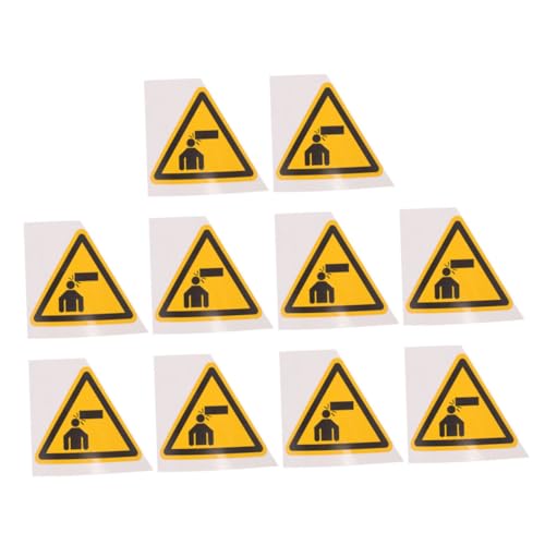 TOYZFRIENDY 10 Stück Teiliges Selbstklebendes Warnschild Achtung Kopf Sturzgefahr Dreieckige PVC Aufkleber für Werkstatt Sicherheitskennzeichnung zur Unfallverhütung und Hoher Haltbarkeit TOYZFRIENDY 10 Stück Teiliges Selbstklebendes Warnschild Achtung Kopf Sturzgefahr Dreieckige PVC Aufkleber für Werkstatt Sicherheitskennzeichnung zur Unfallverhütung und Hoher Haltbarkeit von TOYZFRIENDY