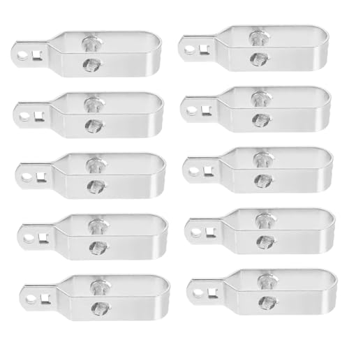 TOYZFRIENDY 10 Stück Teiliges Stahlseil spannset Verstellbar Rostfrei Drahtseilspanner Gartenkabelspanner Zaunspanner für Stabile Befestigung und Einfache Handhabung von TOYZFRIENDY